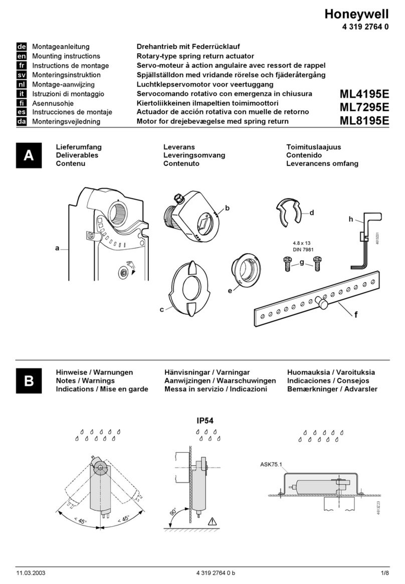 Honeywell ML4195E User manual Honeywell ML4195E User manual