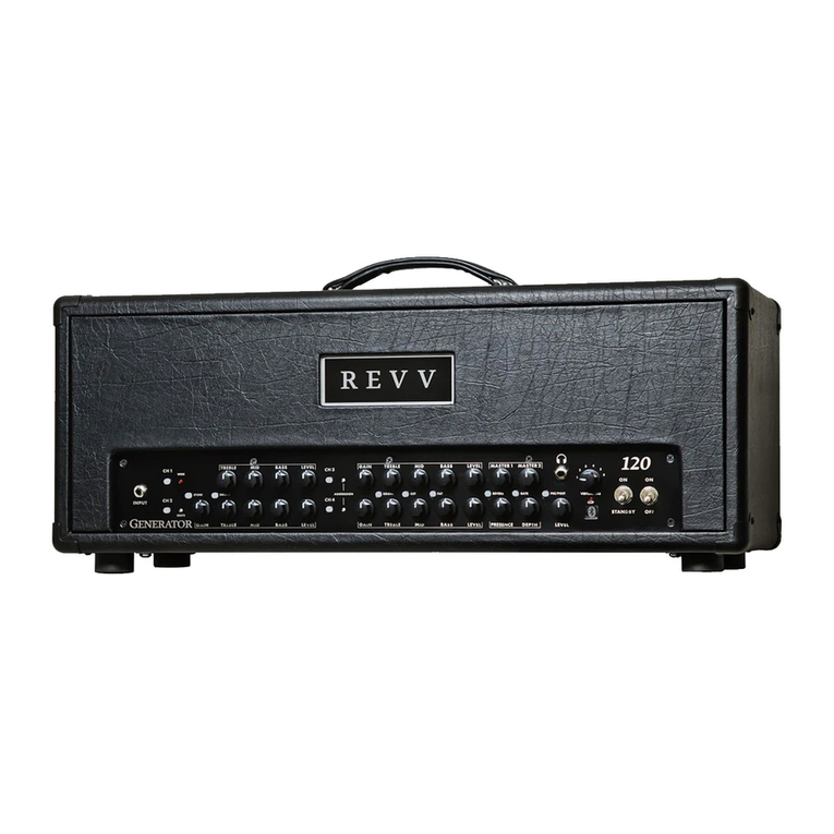 REVV Generator 120 MK3 User manual