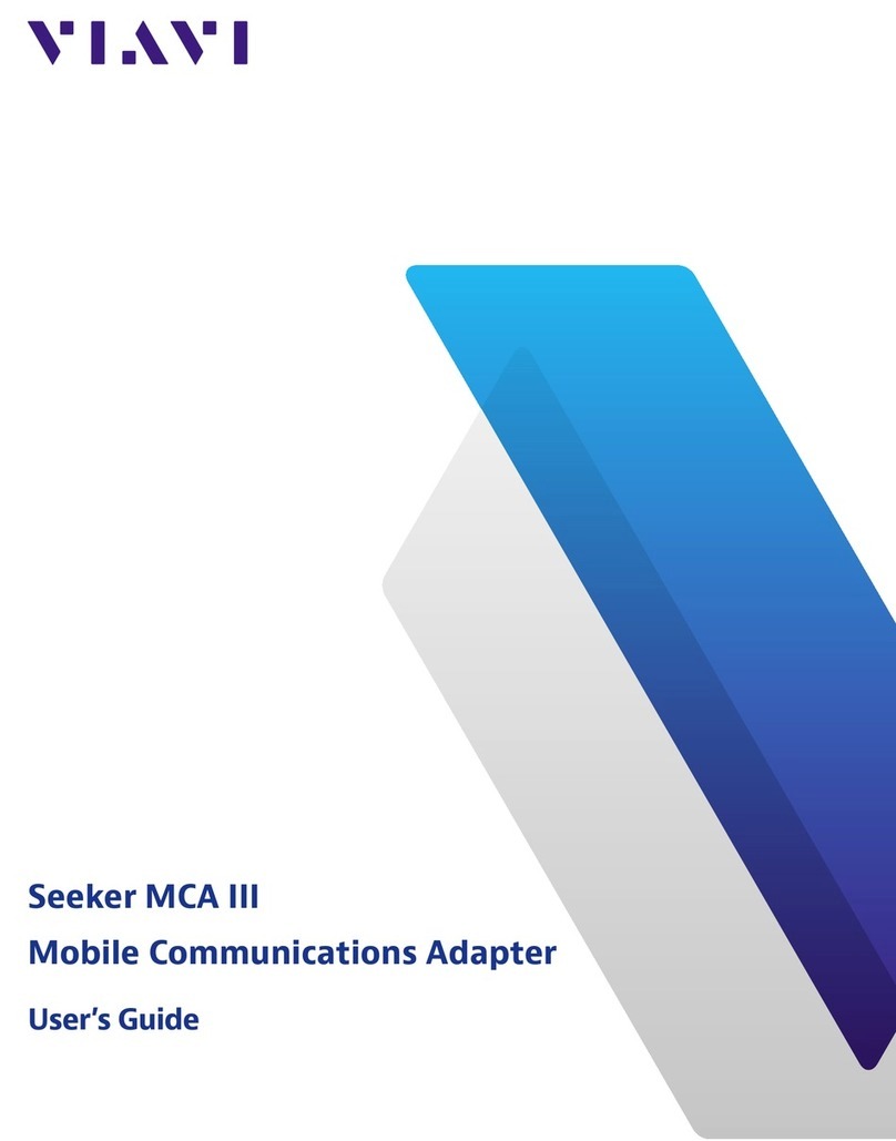Viavi Seeker MCA III User manual