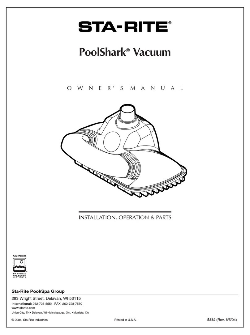 STA-RITE PoolShark GW7500 User manual