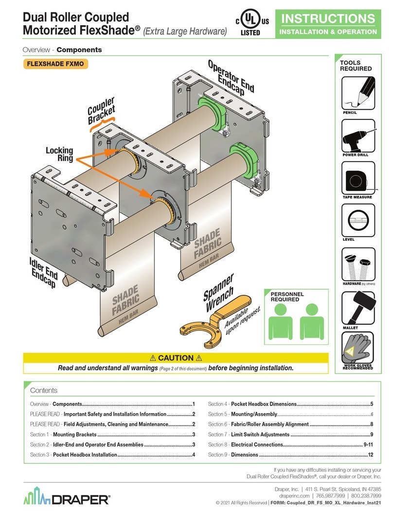 Draper FlexShade Programming manual