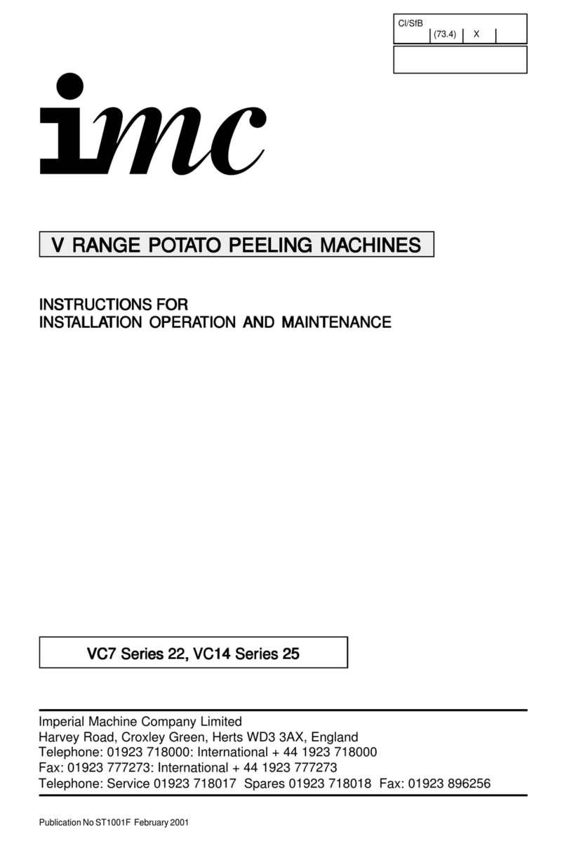 IMC VC7 Series 22 Instructions for installation, operation and maintenance
