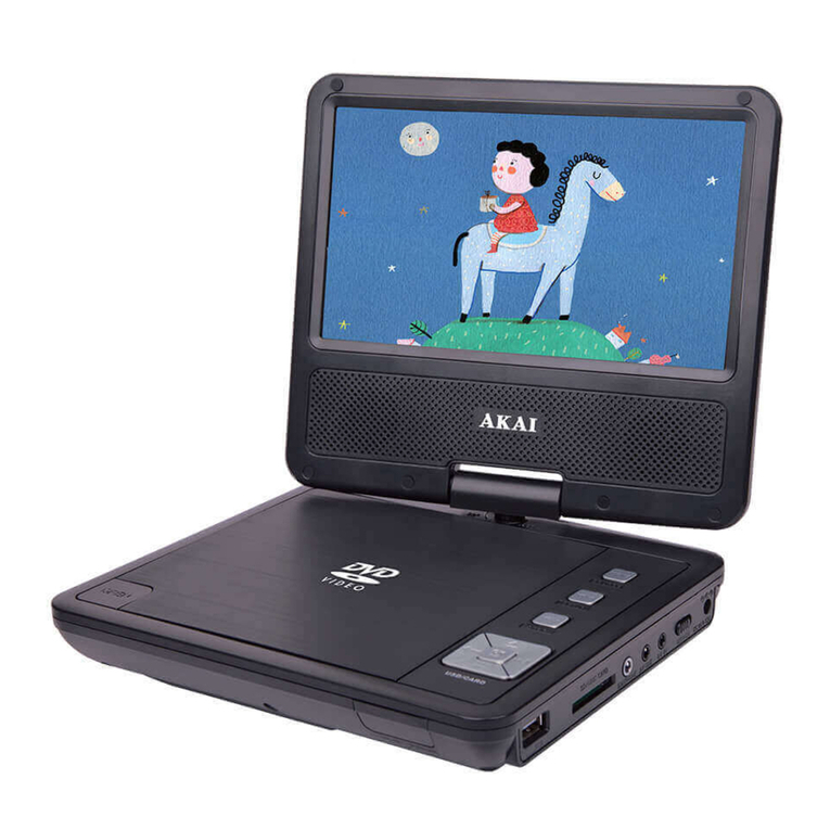 Akai AKDVD7 user manual