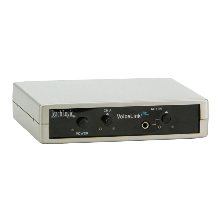 TeachLogic VoiceLink Plus User manual