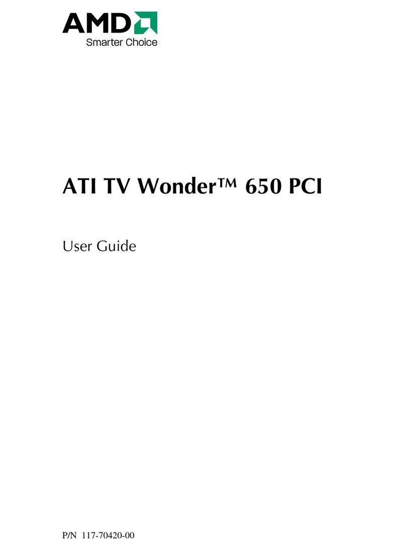 AMD ATI TV Wonder 650 user guide