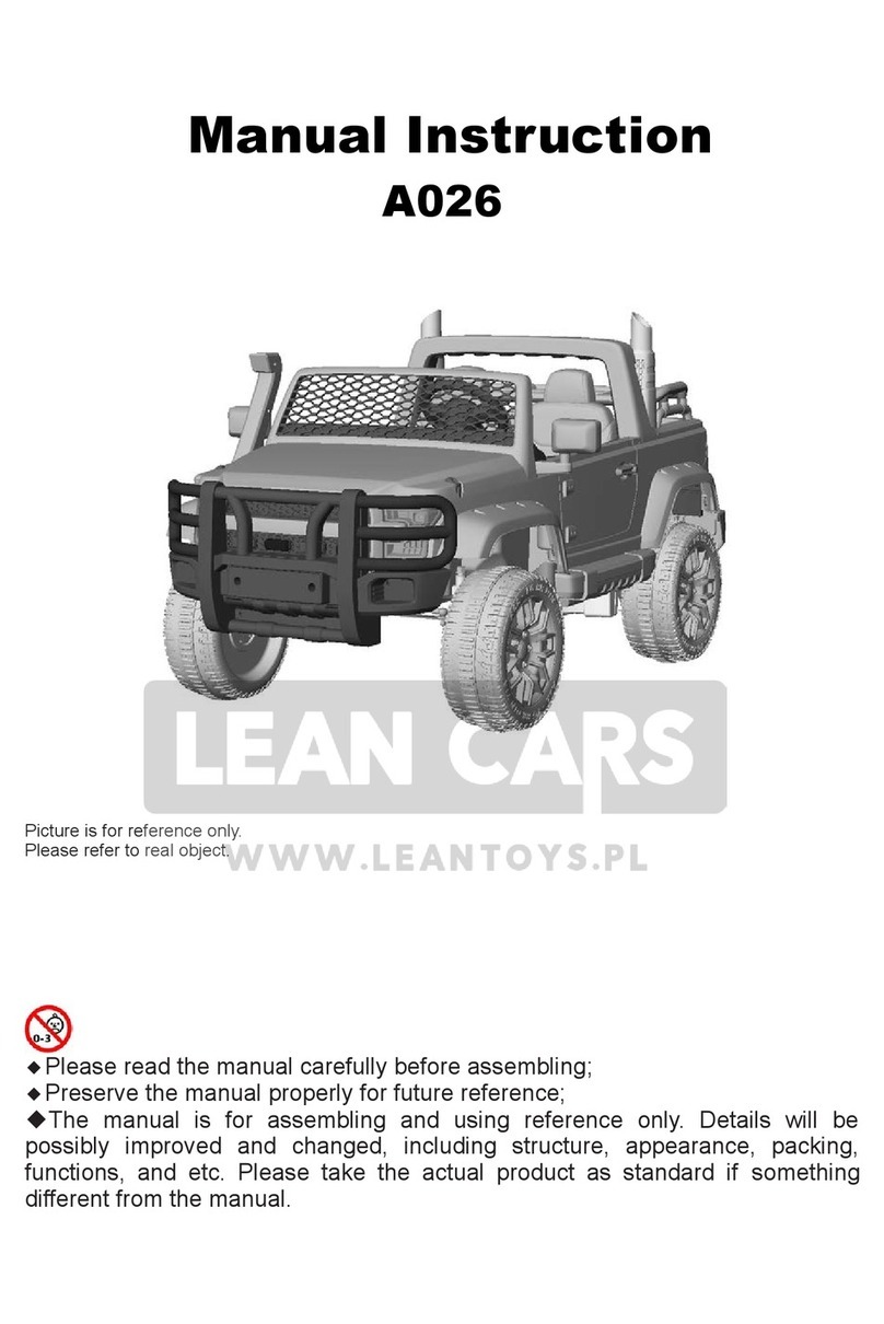 Lean Cars A026 Manual instruction