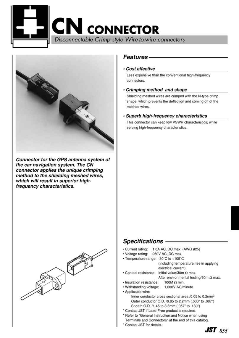 JST CN-SAP1190 manual