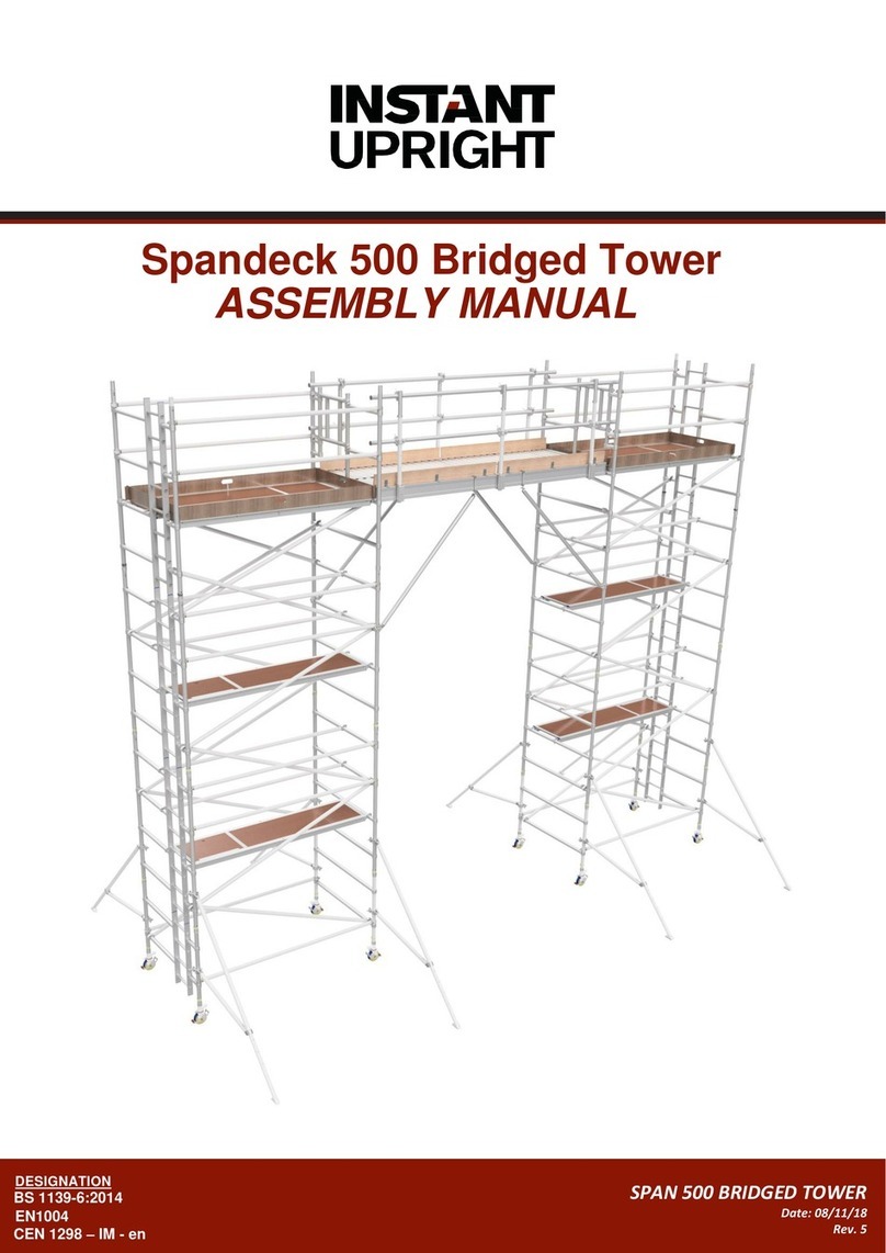 Instant Upright Spandeck 500 Assembly manual
