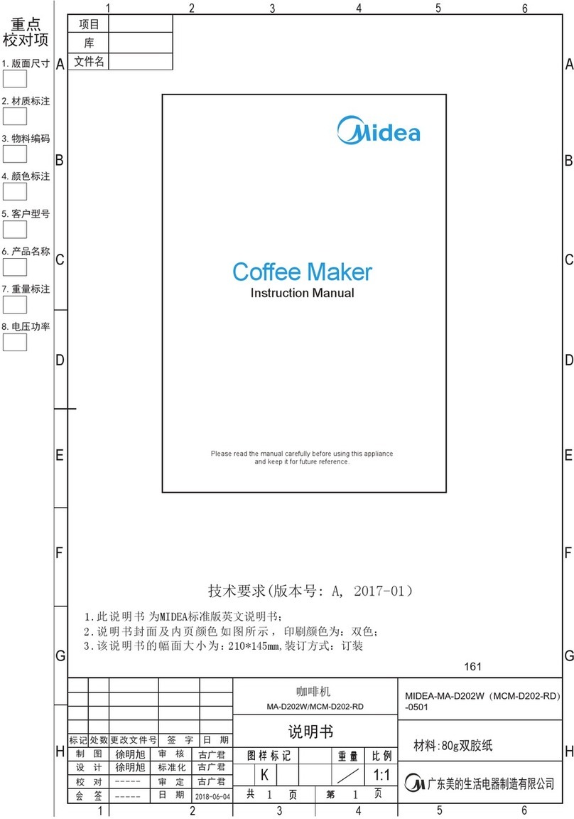 Midea MCM-D202-RD instruction manual
