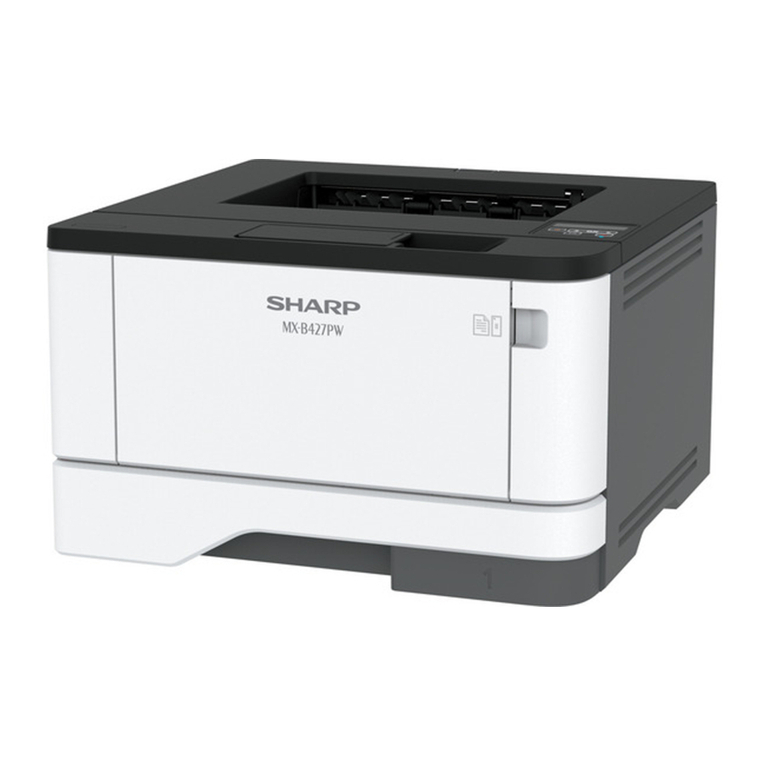 Sharp MX-B427PW User manual Sharp MX-B427PW User manual