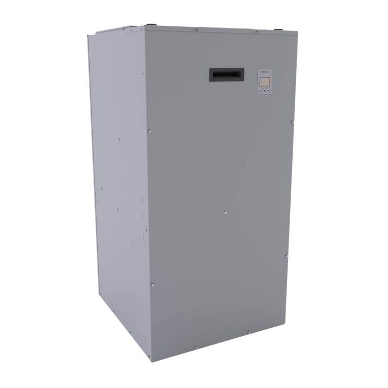 Rinnai CAH Series Instalation and operating manual