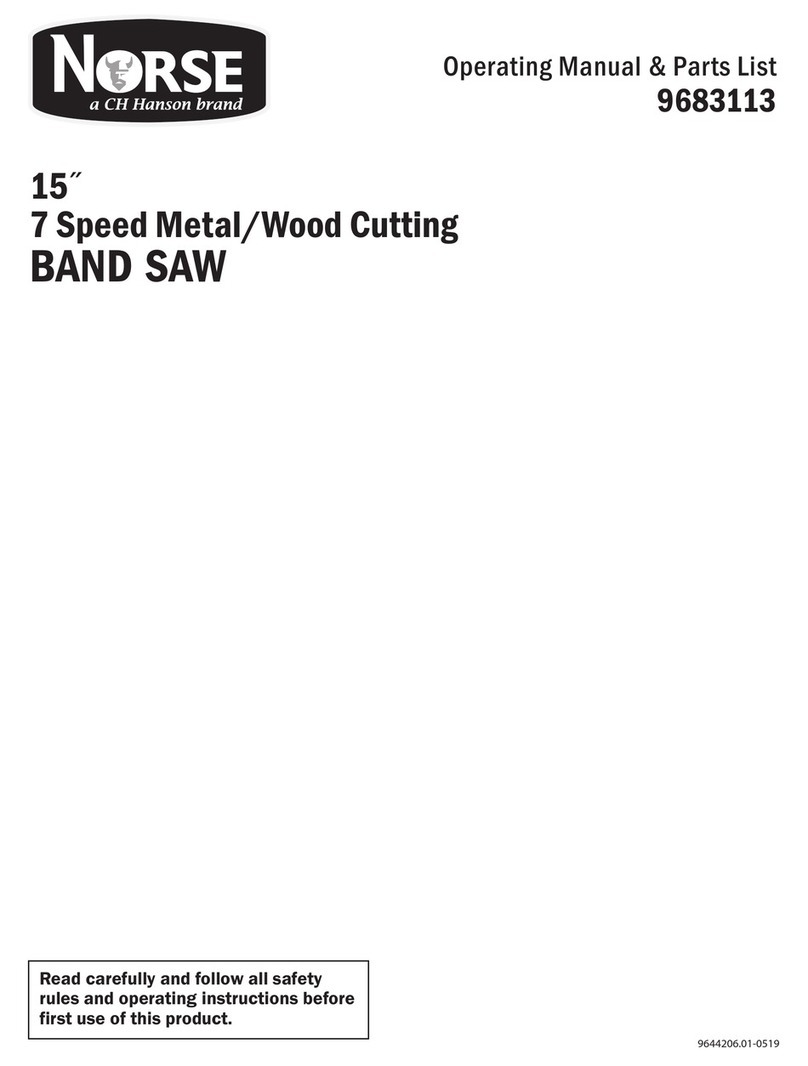 CH Hanson NORSE 9683113 Operating manual & parts list