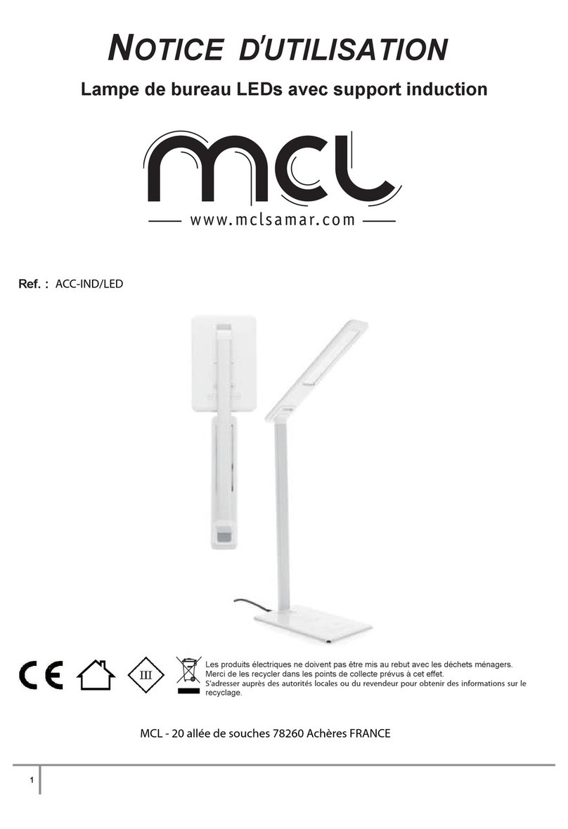 MCL ACC-IND/LED User manual