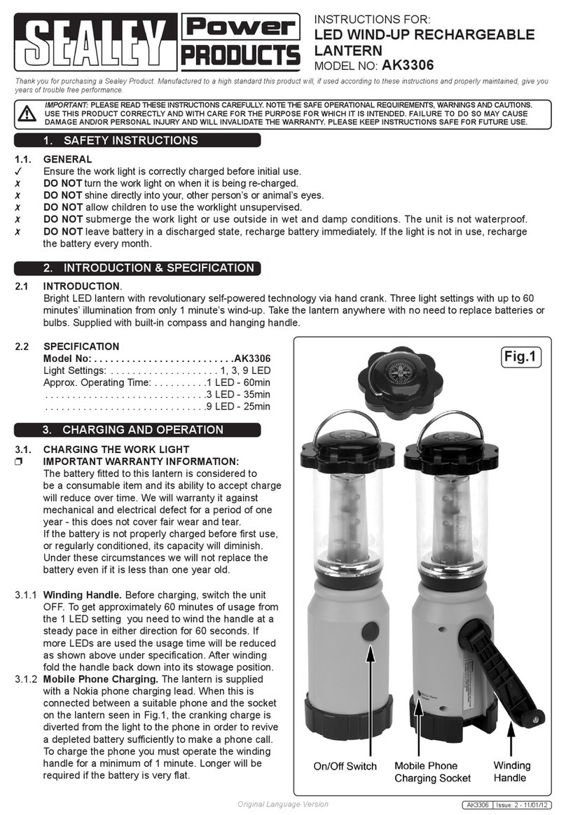 Sealey AK3306 instructions