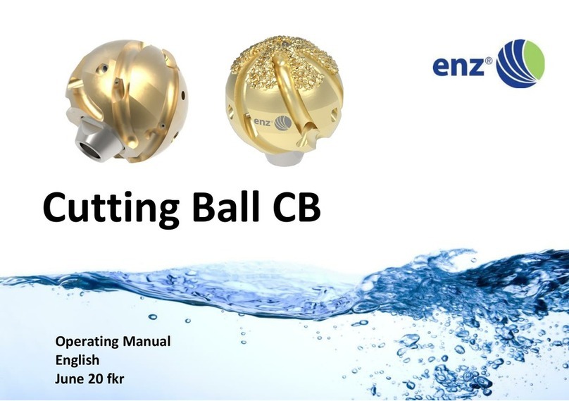 enz Cutting Ball CB operating manual