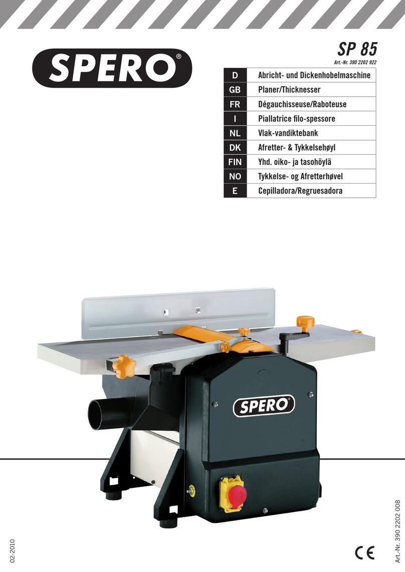 SPERO SP 85 User manual