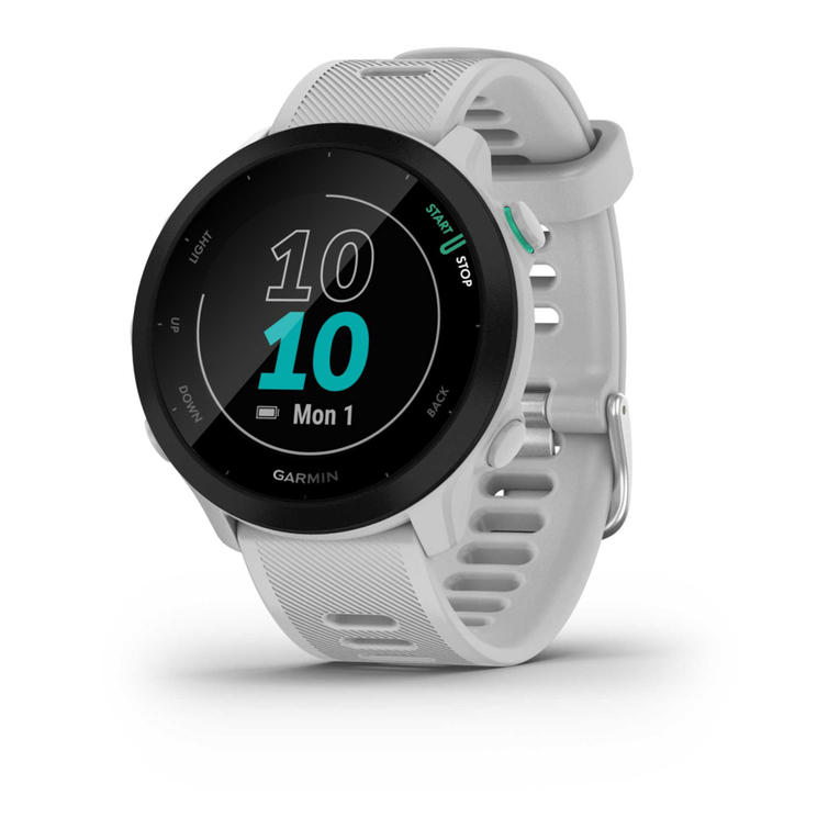 Garmin FORERUNNER 55 User manual