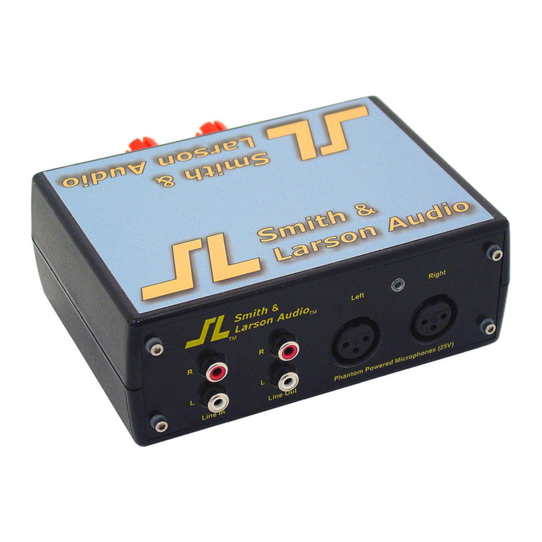 Smith & Larson Audio Woofer Tester Quick reference guide
