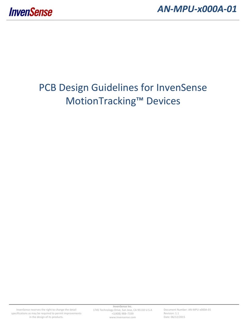 InvenSense MPU-6050 Guidelines
