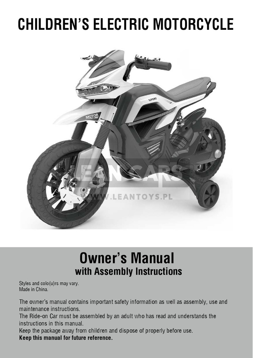 Lean Cars JT5158 owner's manual