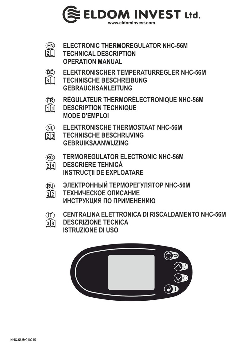 Eldom Invest NHC-56M Operation manual