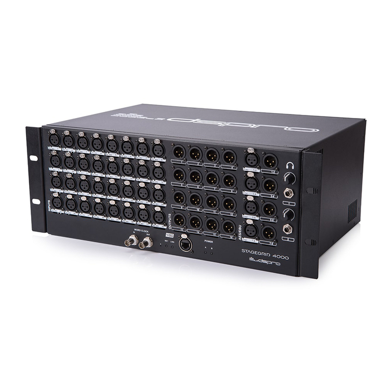 Waves DSPro StageGrid 4000 User manual