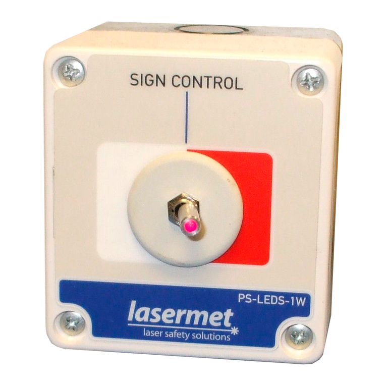 Lasermet PS-LEDS-1W instruction manual