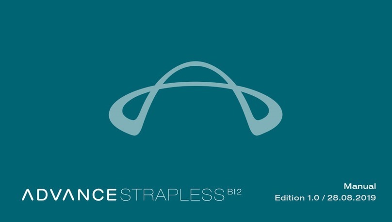 Advance acoustic STRAPLESS BI 2 manual