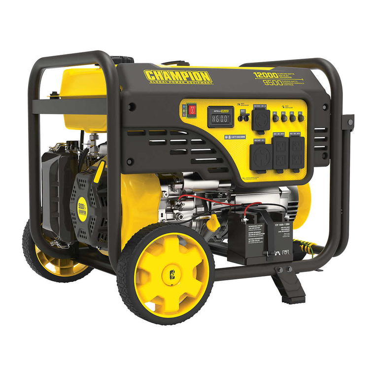 Champion Global Power Equipment 201043 quick start guide