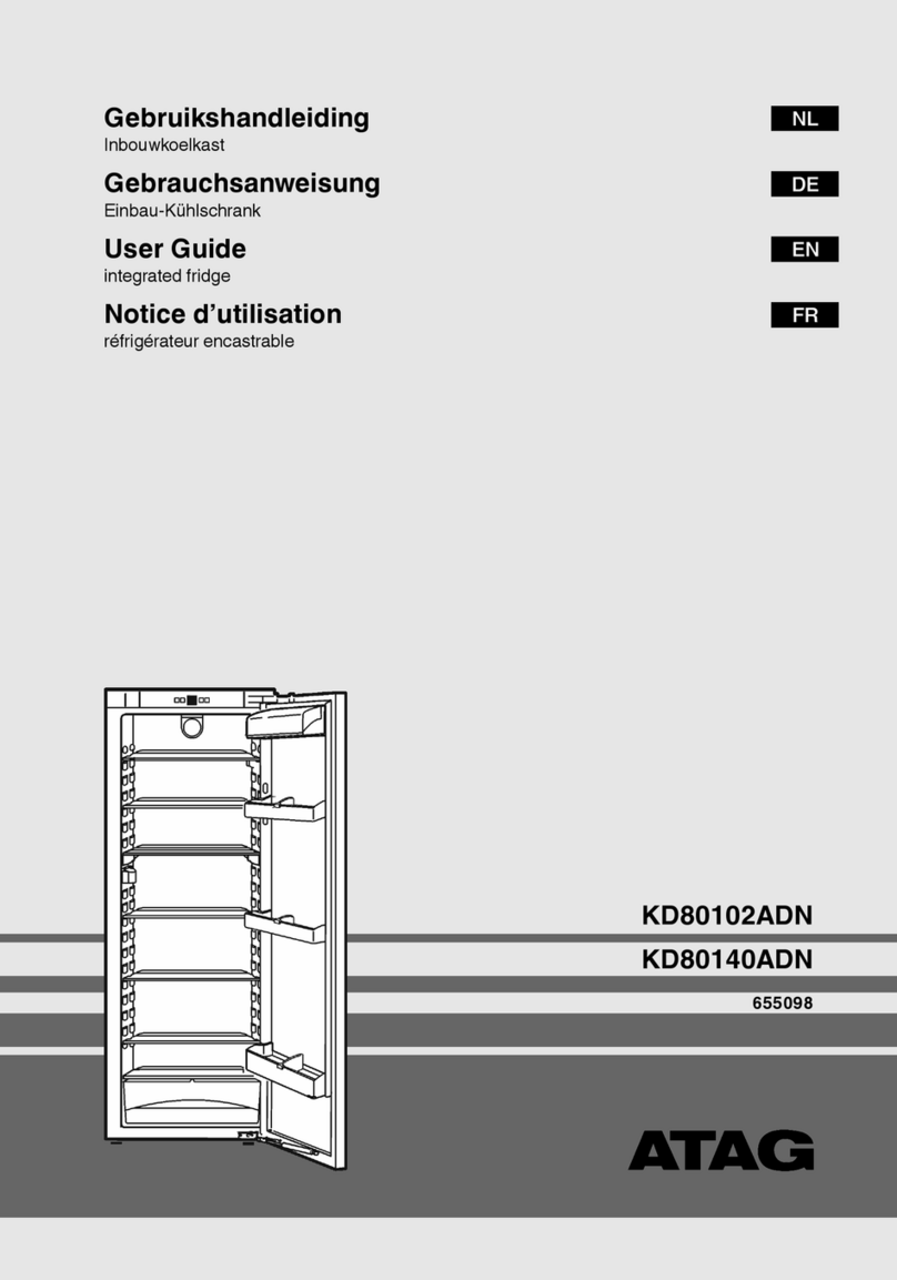 Atag KD80102ADN User manual Atag KD80102ADN User manual