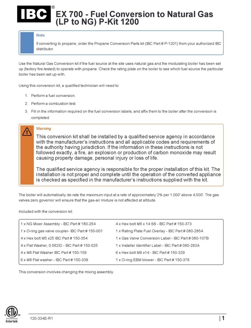 IBC EX 700 User manual