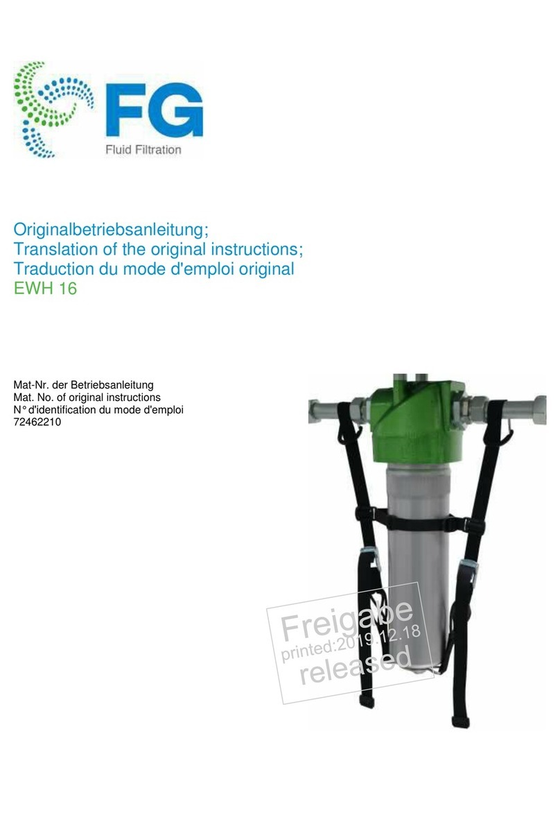 Filtration Group EWH 16 Translation of the original instructions Filtration Group EWH 16 Translation of the original instructions