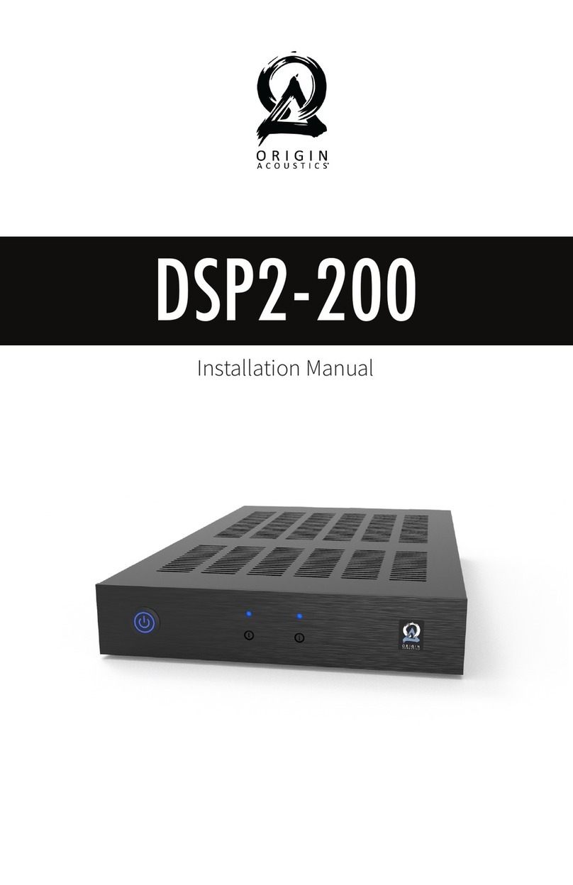 Origin Acoustics DSP2-200 installation manual