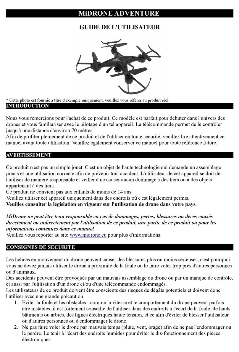 MiDRONE ADVENTURE user manual