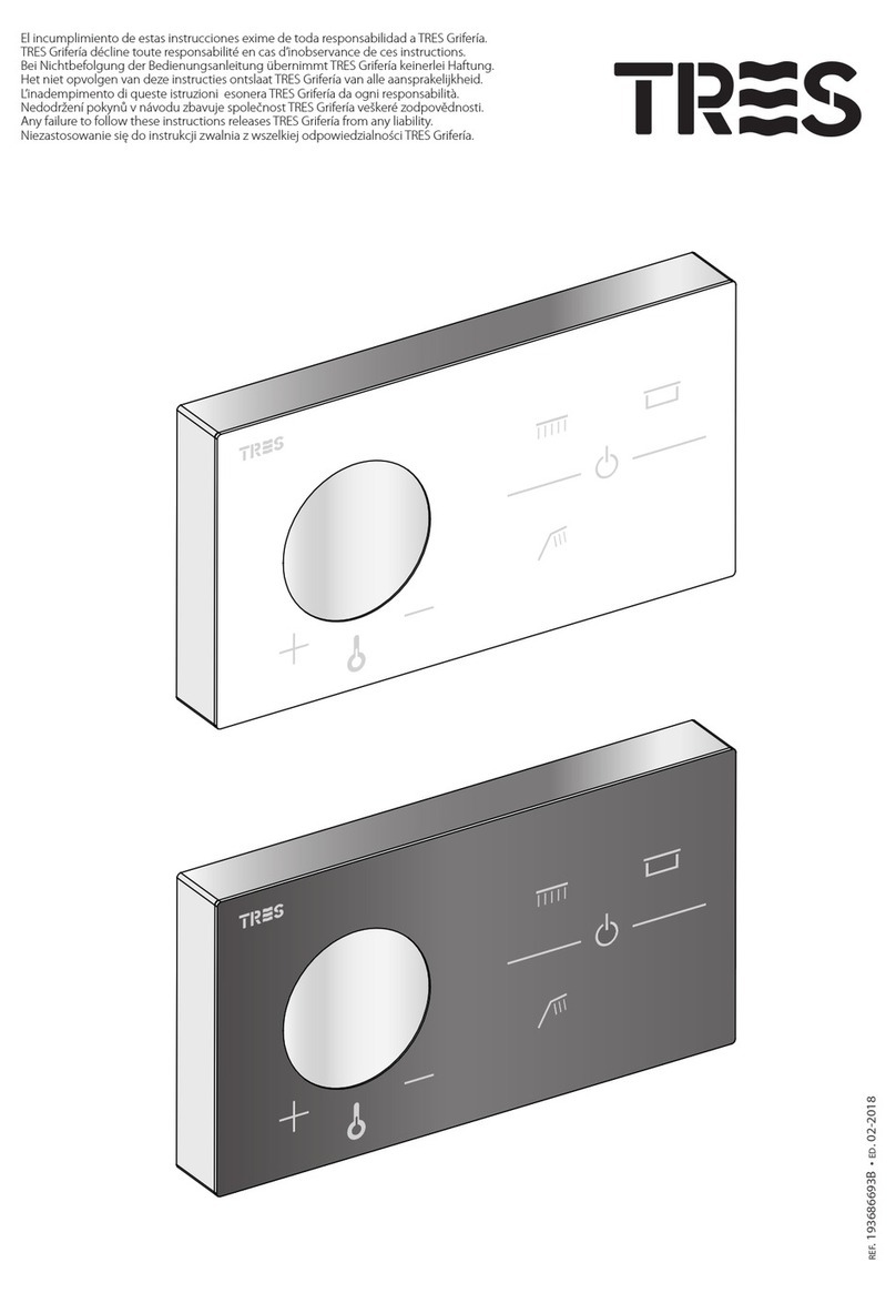 Tres Shower Technology 09286399 manual