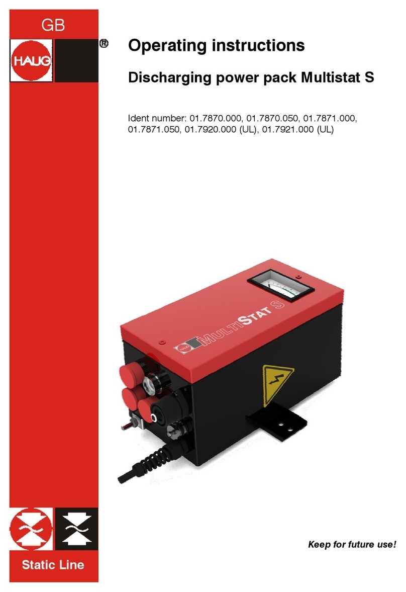 Haug Multistat S User manual Haug Multistat S User manual