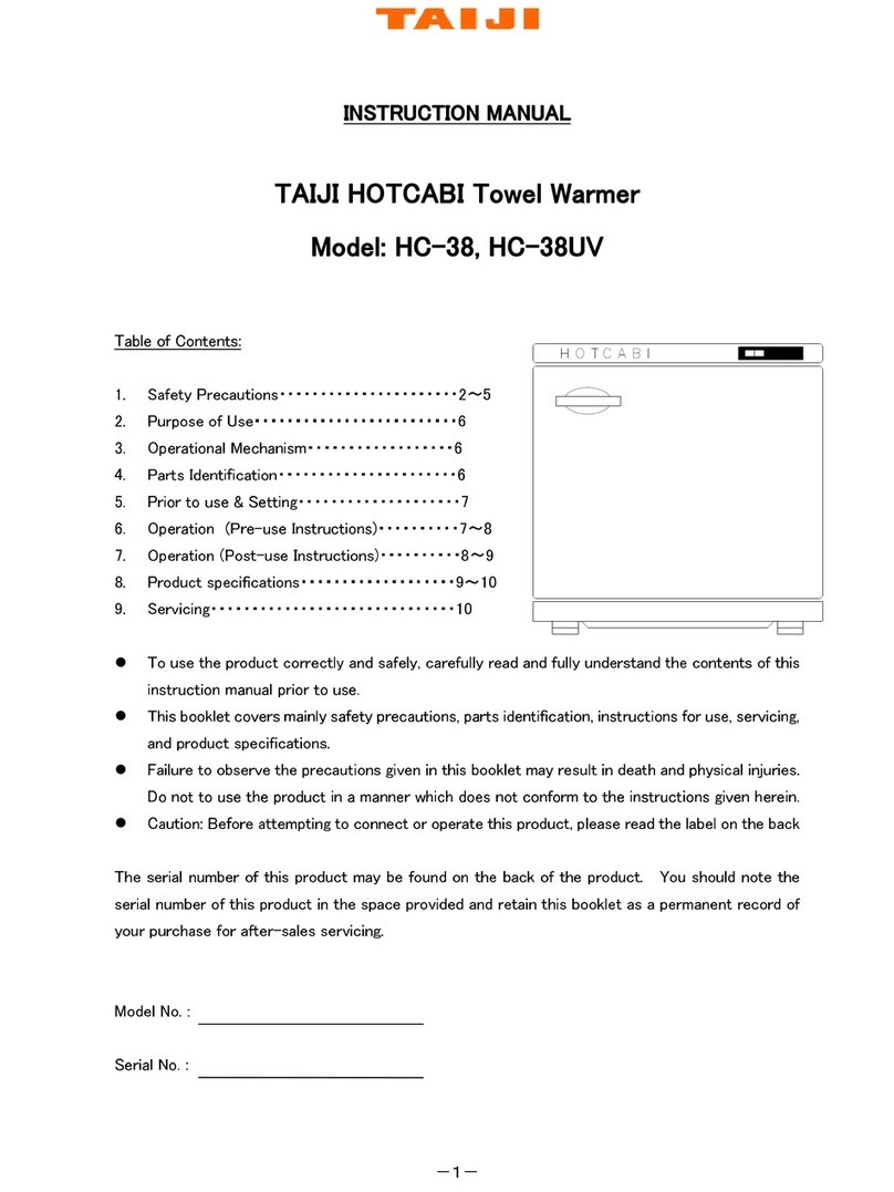 Taiji HOTCABI instruction manual