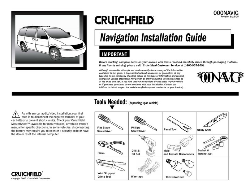 Crutchfield 000NAVIG installation guide
