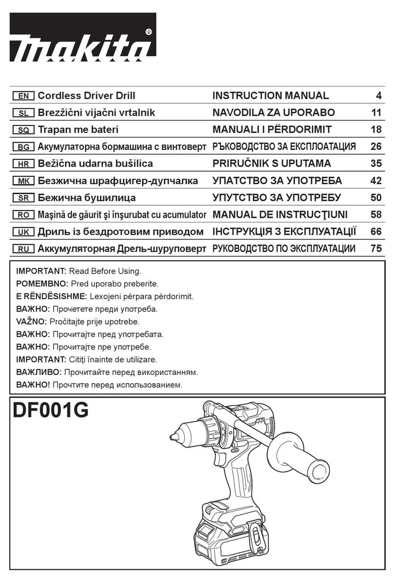 Makita DF001G instruction manual