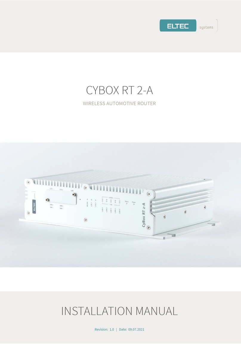 ELTEC CYBOX RT 2-A installation manual