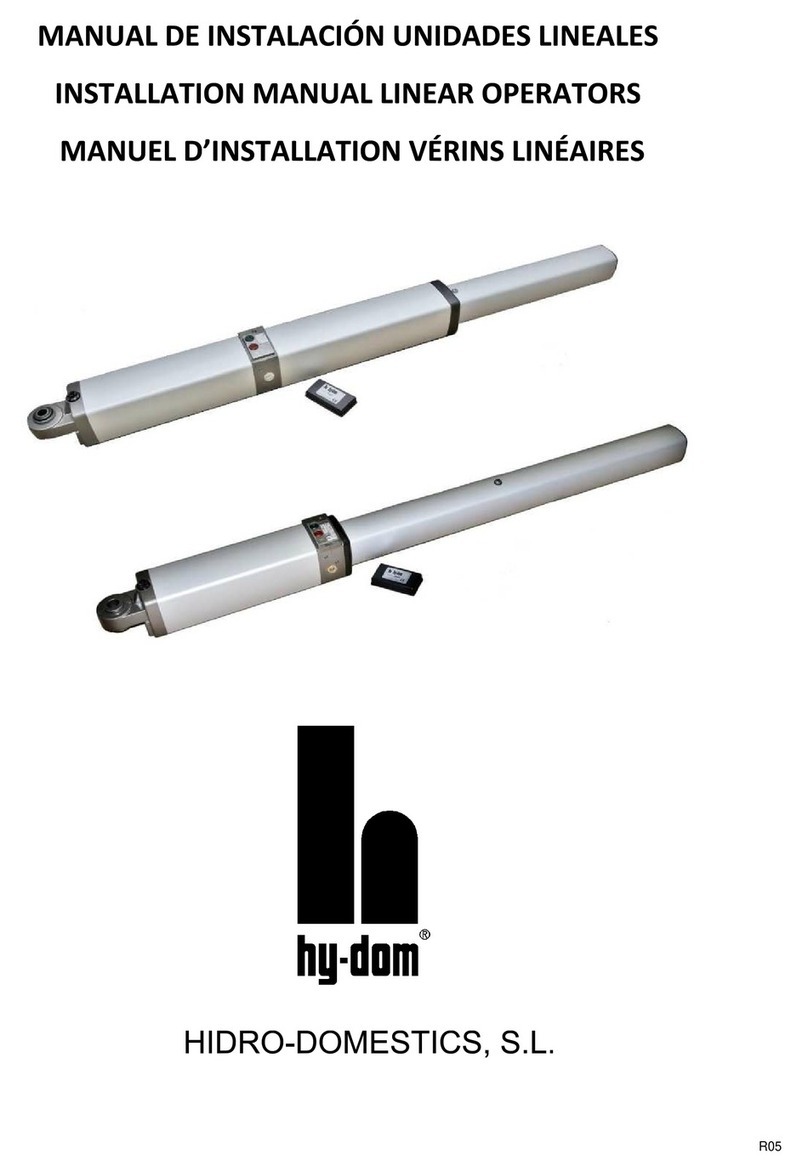 HIDRO-DOMESTICS 3LC33 250A3A Series installation manual HIDRO-DOMESTICS 3LC33 250A3A Series installation manual