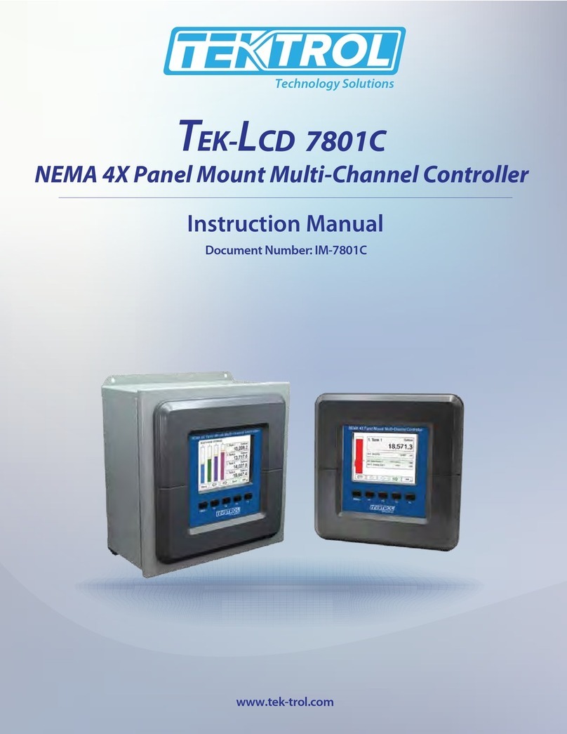 Tek-Trol TEK-LCD 7801C Series instruction manual