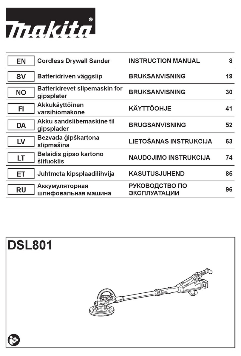 Makita DSL801 instruction manual
