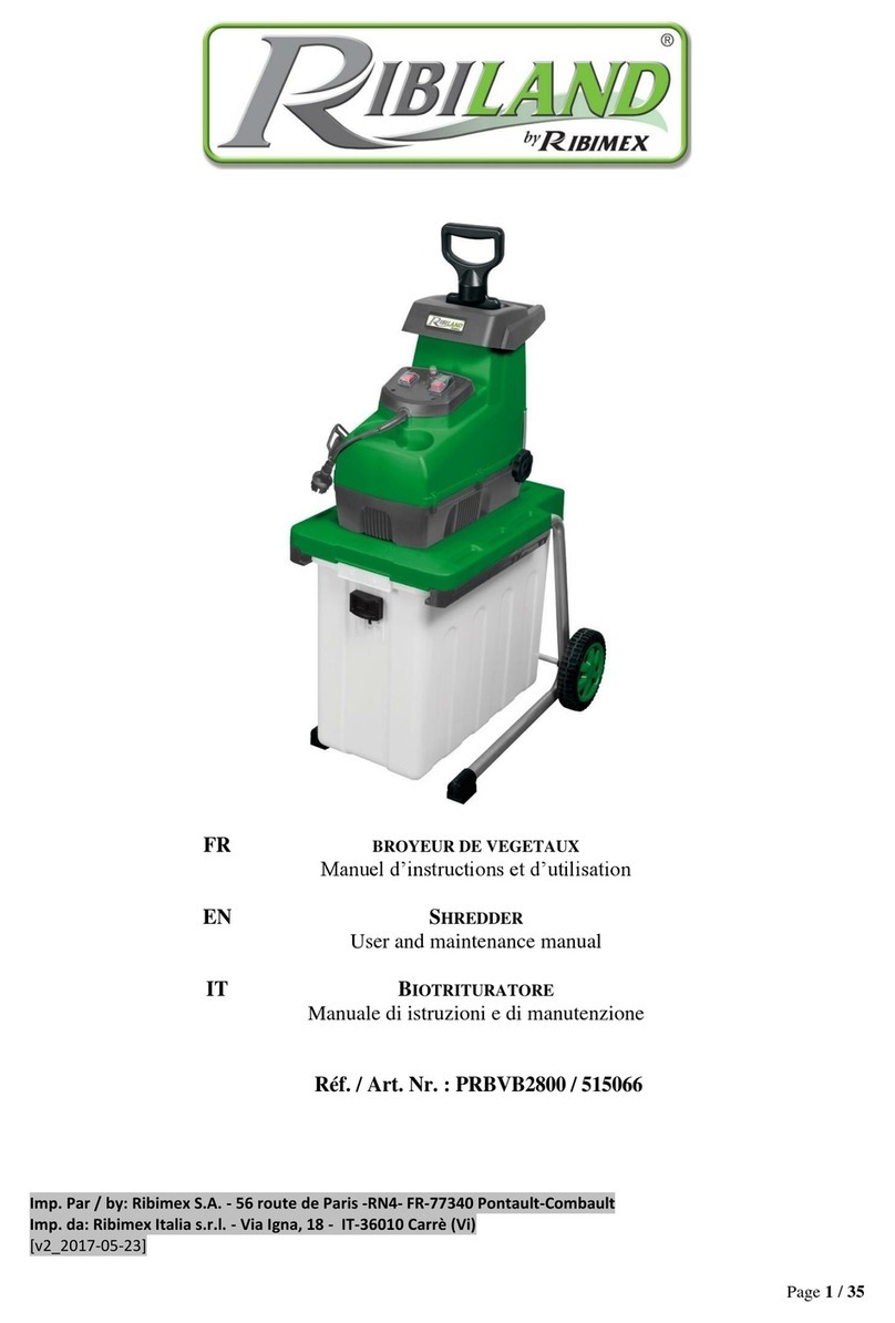 Ribimex RIBILAND PRBVB2800 Operating instructions