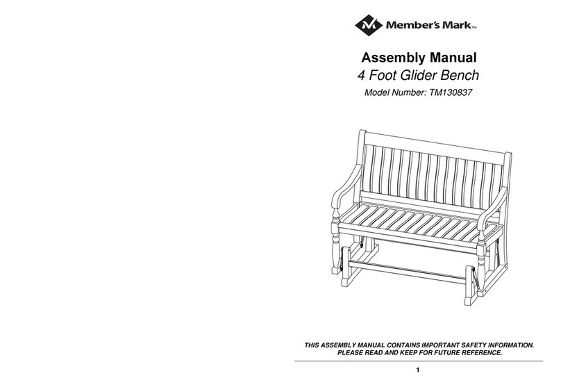 Members Mark TM130837 Assembly manual Members Mark TM130837 Assembly manual
