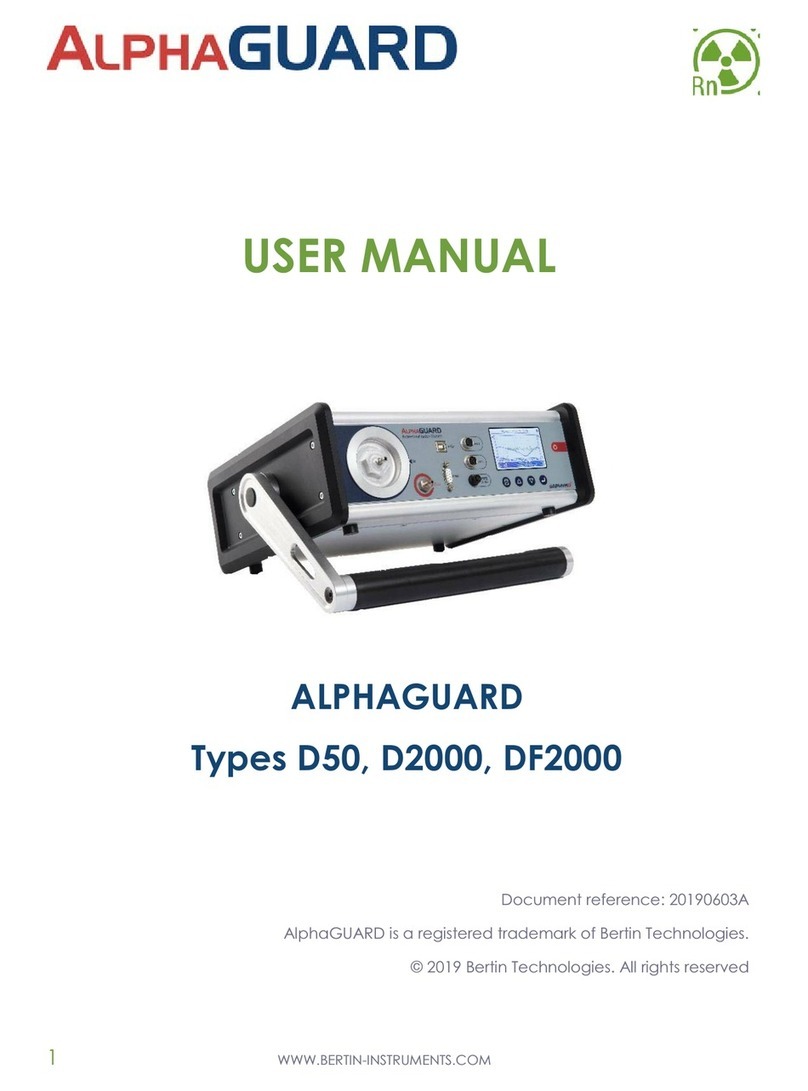 Bertin Technologies ALPHAGUARD D50 user manual