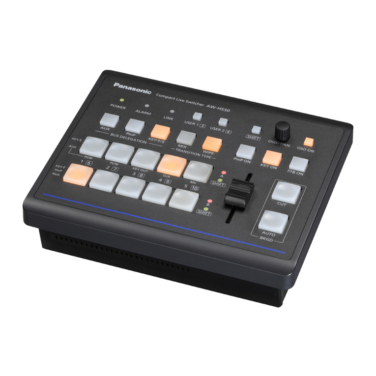 Panasonic AW-HS50 Series User manual