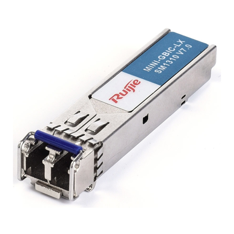 Ruijie FE-SFP-LX-MM1310 Installation and reference guide