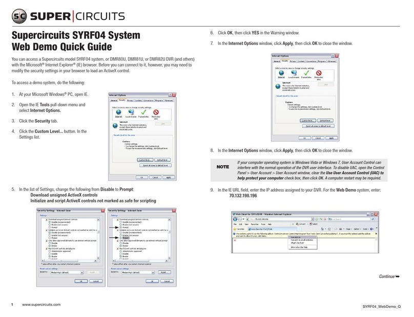 Super Circuits SYRF04 quick guide