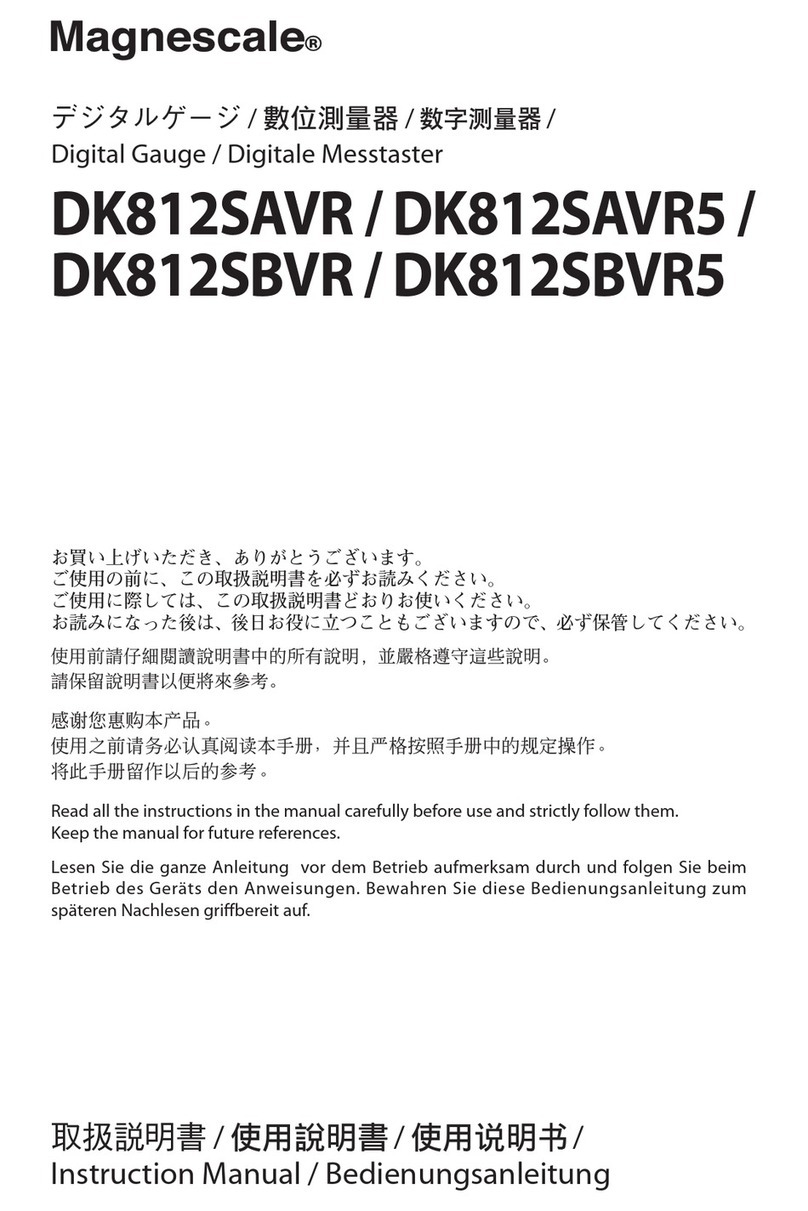 Magnescale DK812S Series instruction manual